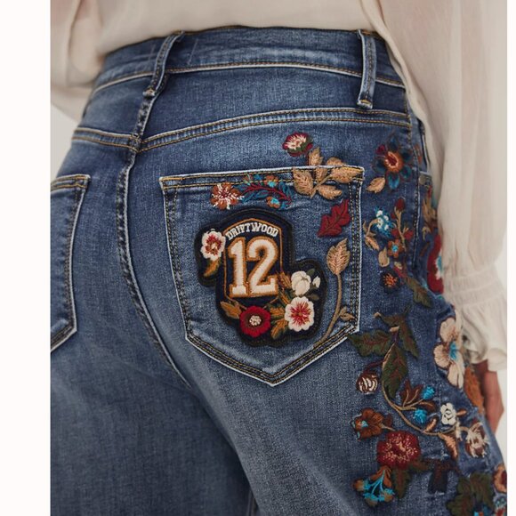 DRIFTWOOD Women's Parker Embroidered Jeans Size 25 - Picture 4 of 11